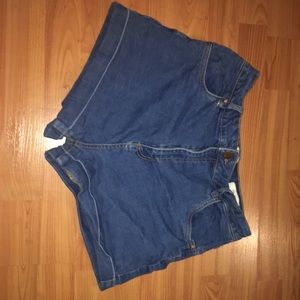 Cotton on high waisted jean shorts